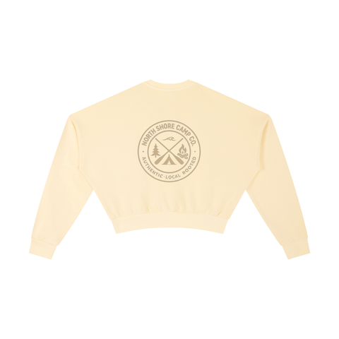 Vintage Washed Cropped Sweatshirt
