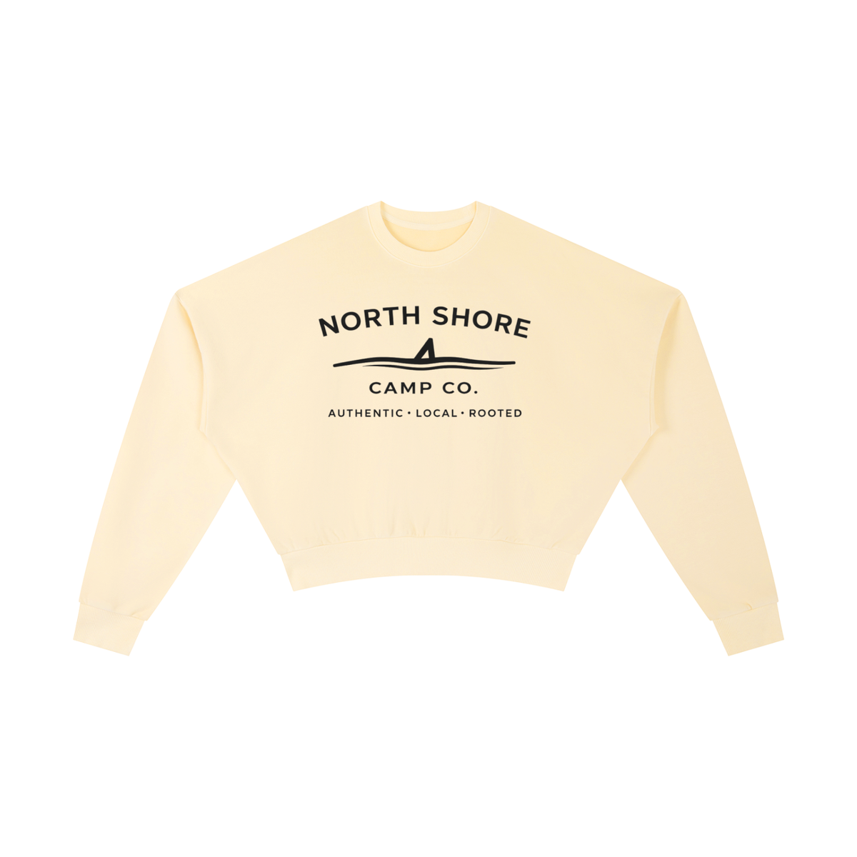 Vintage Washed Cropped Sweatshirt