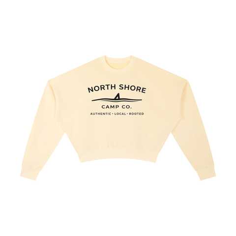 Vintage Washed Cropped Sweatshirt