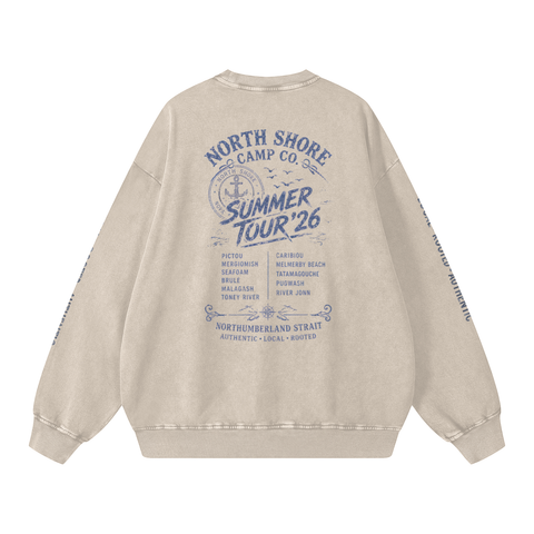 Snow Washed Oversized Sweatshirt