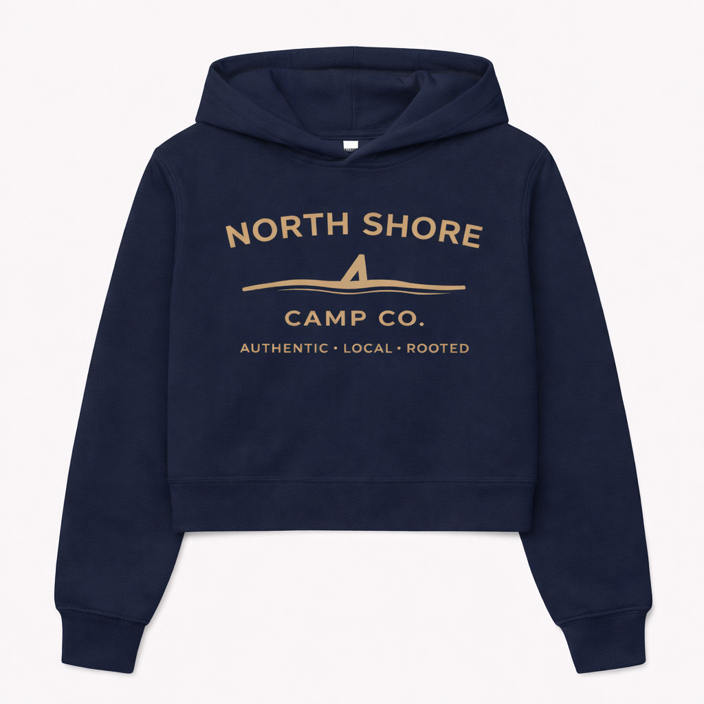 North Shore Camp Co. Women’s Element Badge Hoodie — Navy