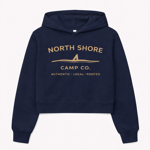 North Shore Camp Co. Women’s Element Badge Hoodie — Navy