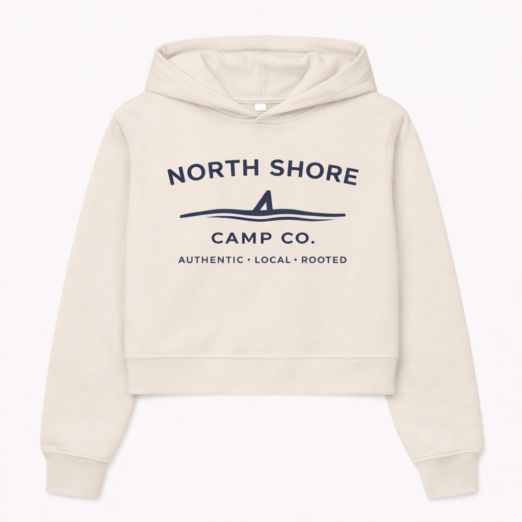 North Shore Camp Co. Women’s Element Badge Hoodie — Sand