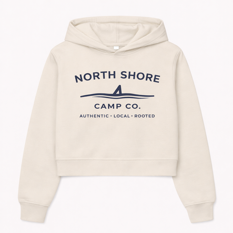 North Shore Camp Co. Women’s Element Badge Hoodie — Sand