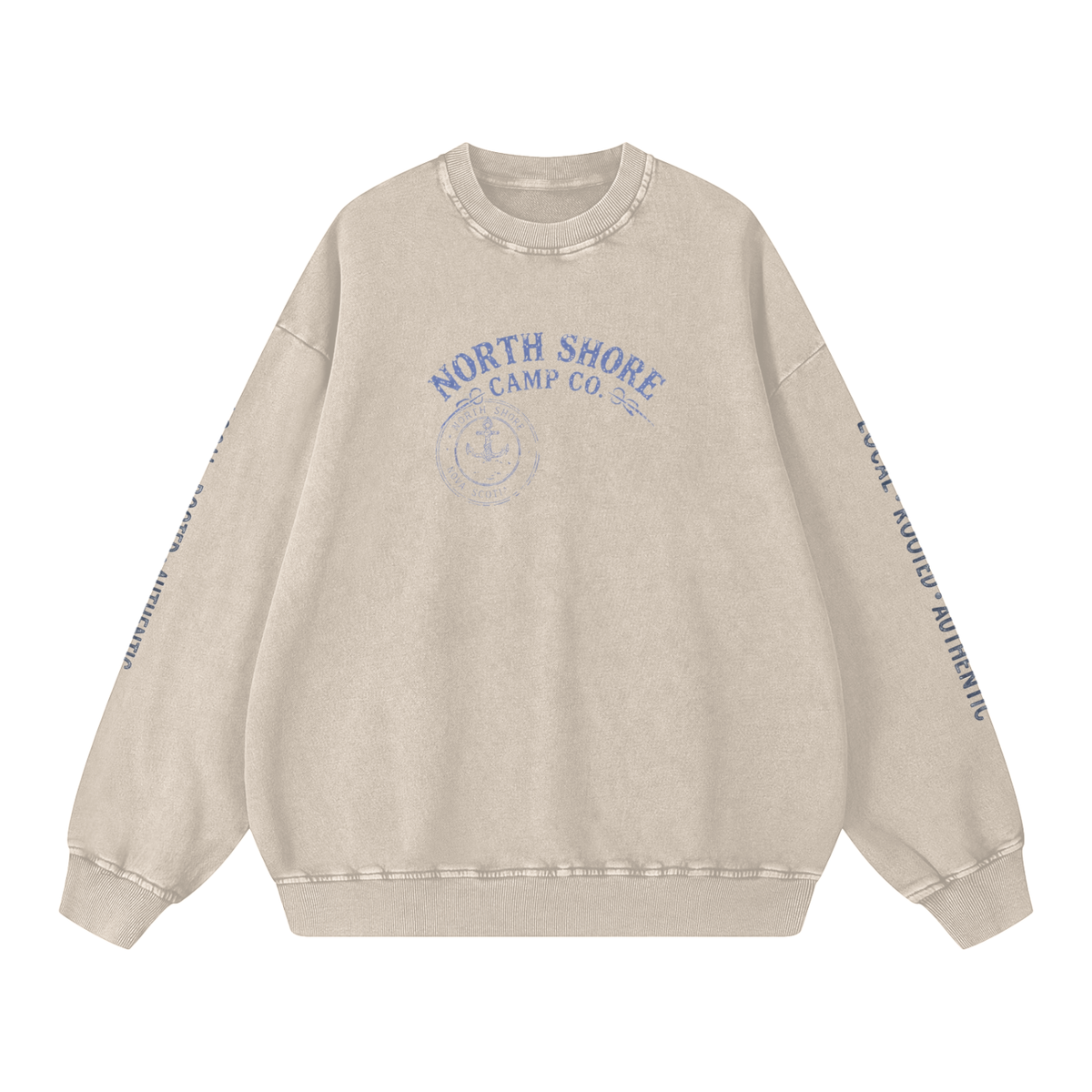 Snow Washed Oversized Sweatshirt