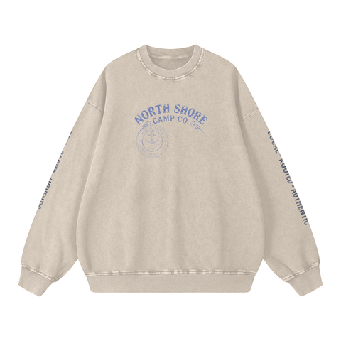 Snow Washed Oversized Sweatshirt